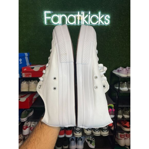 Converse Chuck Taylor Platform OX Mens Size 8.5 Shoes White Casual 171210C - Picture 6 of 8
